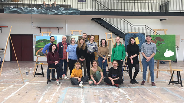 Vernissage im Rahmen der Theatertage in Baden-Baden – „Was assoziieren Sie, wenn Sie an ‚draußen‘ denken?“