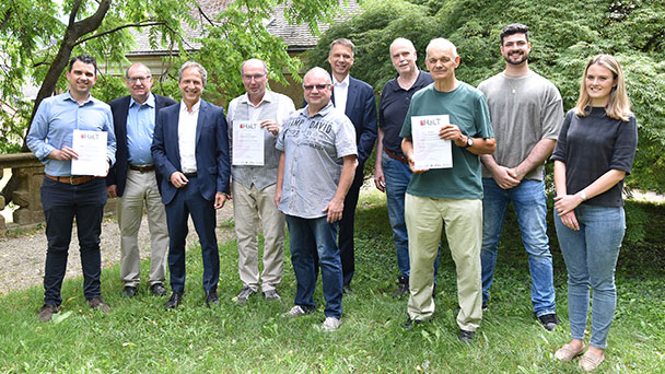 Baden-Badener Vereine gegen Alkohol – Bürgermeister Roland Kaiser übergibt Zertifikate