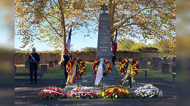 Kaum zu glauben – Oberbürgermeisterin Mergen war in Gurs zur Gedenkveranstaltung 