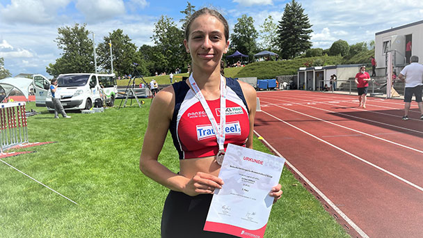 Silbermedaille für Baden-Badenerin im 200 Meter-Lauf – SCL Heel Sprinterin Corinne Gibilisco 25,3 Sekunden bei Landesmeisterschaft