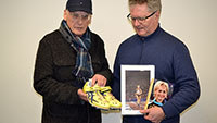 Berühmte Schuhe in Gaggenau - Originalsportschuhe von Olympiasiegerin Heike Drechsler  im Stadtarchiv