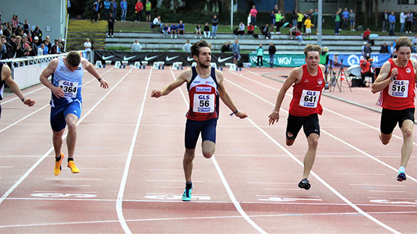 Baden-Badener Nachwuchssprinter Heiko Gussmann holt Silber – Deutsche U20 Meisterschaften in Rostock 
