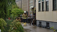 Sturmtief Katinka sorgt für Großeinsatz der Baden-Badener Feuerwehr – Erdrutsch in der Weststadt – Ziegenherde in Varnhalt von Wassermassen eingeschlossen
