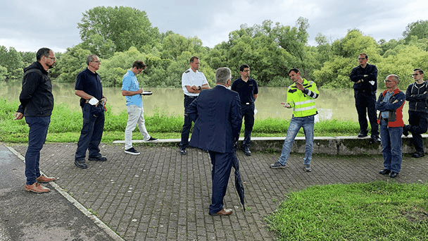 Hochwassersituation in Rastatt – Stadtverwaltung gibt Entwarnung: „Glück gehabt“