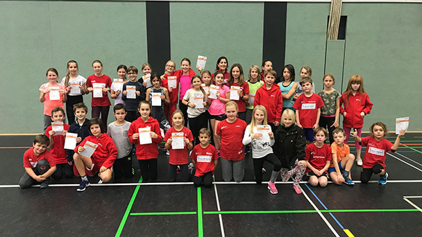 Eine Flut von Schüler-Sportabzeichen in Baden-Baden - SCL Heel machts möglich 