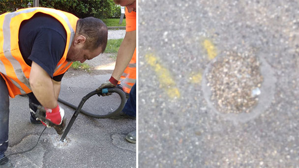 Vandalismus in der in der Lichtentaler Allee 