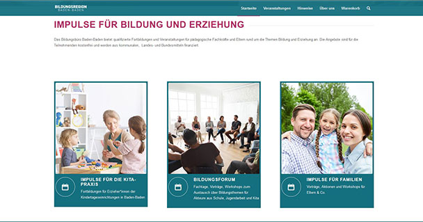 Noch eine neue Webseite – „Impulse“ vom städtischen Bildungsbüro für Bildung und Erziehung Noch eine neue Webseite – „Impulse“ vom städtischen Bildungsbüro für Bildung und Erziehung
