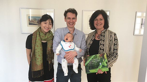 Baldreit-Stipendiat Alex Vaughan verabschiedet sich - Neue Stipendiatin Charlotte Eifler zieht in Baldreitwohnung ein Baldreit-Stipendiat Alex Vaughan verabschiedet sich - Neue Stipendiatin Charlotte Eifler zieht in Baldreitwohnung ein