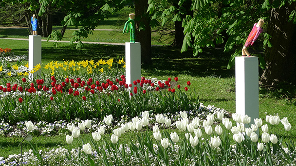 Baden-Badener Tulpenfest am 20. April - Markus Brunsing führt zu den 64 Tulpensorten