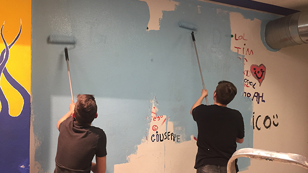 Fröhliches Hellblau in Haueneberstein - Fünf vorbildliche Jugendliche 