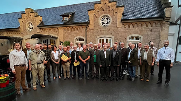 750 Mitglieder im Verein Badische Jäger Rastatt - Baden-Baden – Hans Fritz und Gerhard Röll 60 Jahre dabei
