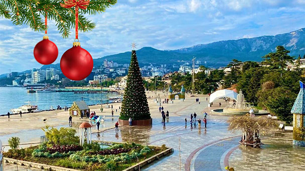 Weihnachtgruß aus Jalta 