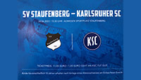 KSC am Samstag in Staufenberg – Vorverkauf auch in Baden-Baden – Autogramme für die Fans 