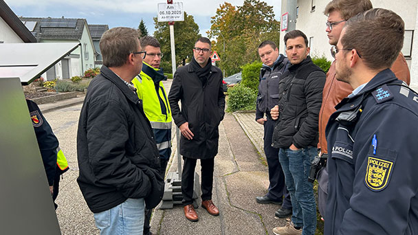 Kontrollen in Geroldsau – Bürgermeister Tobias Krammerbauer: „Präsenz zeigen und bei Bedarf schnell eingreifen“