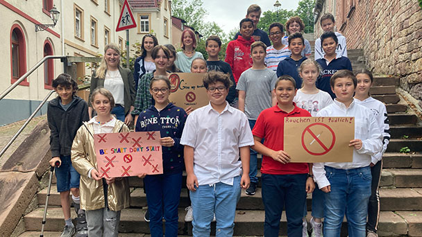 Rauchfreie Päda-Klasse gewinnt bundesweiten Wettbewerb – „Nächstes Jahr Schullandheim – da kann die Klasse etwas mit dem Geld anfangen!“