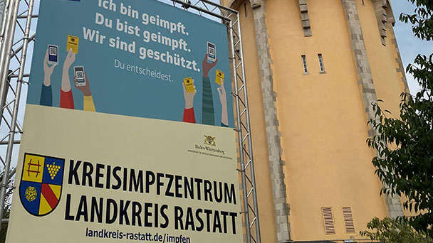 Vorbereitung auf den Corona-Herbst in Rastatt – Impfungen ohne Voranmeldung – Von Dienstag bis Freitag Kreisimpfzentrum 