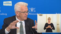 Statement von Ministerpräsident Kretschmann heute live auf goodnews4 – Ergebnisse Merkel-Ministerpräsidenten-Gespräch