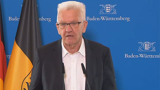 Winfried Kretschmann spricht von "gefährlichem Niveau" – Keine Öffnung nach Berliner Corona-Konferenz – Verdoppelung des Bußgeldes in Baden-Württemberg