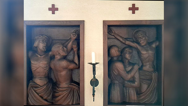 Geschichte der Geroldsauer Kreuzwegbilder führt ins Jahr 1938 – Spielen bei Andacht eine besondere Rolle Geschichte der Geroldsauer Kreuzwegbilder führt ins Jahr 1938 – Spielen bei Andacht eine besondere Rolle