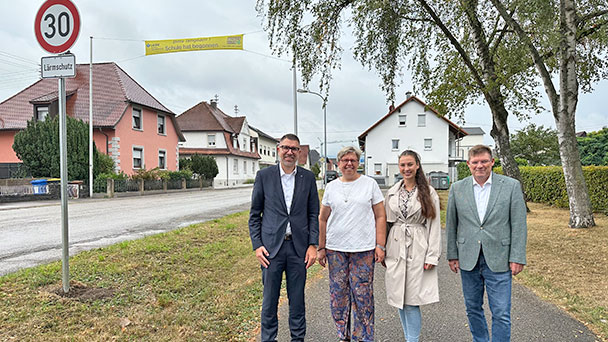 Baden-Badener Rathaus will Lärmbelastung für die Bevölkerung zu reduzieren –– Den Anfang macht Sandweier – Bürgermeister Krammerbauer fordert von Bund und Land mehr Gestaltungsspielraum