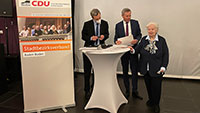 Baden-Badener CDU ehrt Ursula Lazarus und Ulrich Wendt 