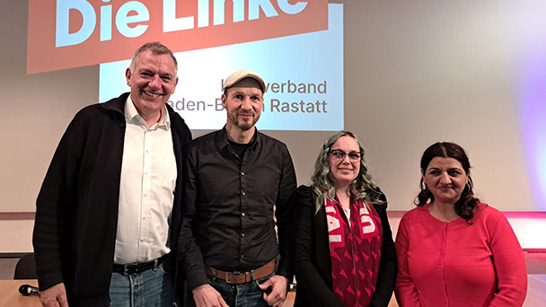Rückenwind für Die Linke in Baden-Baden – Jan van Aken und Özlem Demirel stärken Lotar Tatzik und Lisa Schrempp 