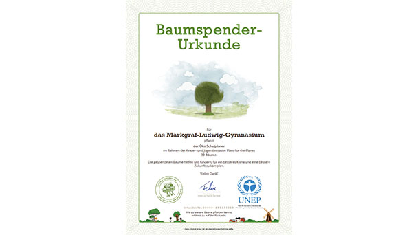 „MLG-Wäldchen mit zirka 200 Bäumen“ - Sechs Jahre Ökoschulplaner am MLG