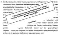 Bund und Länder beschließen Exit-Schritte – Spätestens ab 4. März 3G für Gastronomie – Ab 20. März werden „weitreichende Einschränkungen“ zurückgenommen