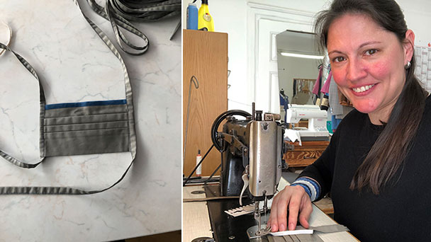 Produktion von Mundschutzmasken in Baden-Baden – Näherinnen gesucht – Myriam Gerber: „Und dann hat mich der Rotary Club angesprochen“