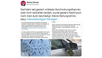 Attacke auf Auto von OB-Kandidat in Stuttgart – „Wildeste Verschwörungstheorien über mich“