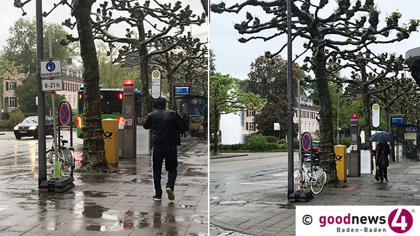 Maskenschilder in Baden-Baden abmontiert – Nur noch allgemeine Maskenpflicht gilt 