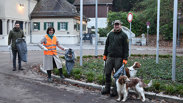 Putzaktion mit OB Mergen im Stadtwald – „Beitrag zu einem sauberen und gepflegten Stadtbild“
