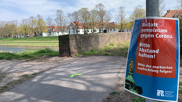 Rastatter OB Pütsch appelliert an Solidarität der Bevölkerung –  „Je stärker sich jeder Einzelne an die Regeln hält, desto schneller können wir in den Alltag zurückkehren“