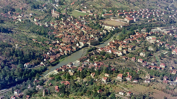 Luftbilder von Gernsbach um 1960 – Neuerwerbung des Stadtarchivs