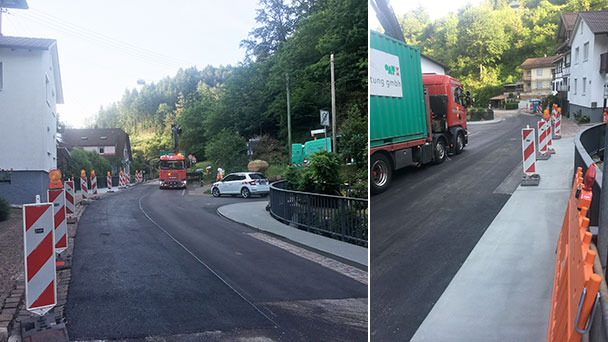 Endlich wieder freie Fahrt am Ortsausgang Neuweier – „Das städtische Fachgebiet Tiefbau dankt Anwohnern für ihr Verständnis“ Endlich wieder freie Fahrt am Ortsausgang Neuweier – „Das städtische Fachgebiet Tiefbau dankt Anwohnern für ihr Verständnis“