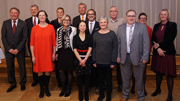 Gerd Kerbe seit 40 Jahren Physik- und Sportlehrer – Päda-Chef Michael Büchler auch schon 30 Jahre auf der Brücke