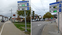 Parkleitsystem nun auch in Rastatt – Insgesamt 66 Parkplätze am zentralen Platz in der Innenstadt