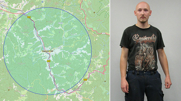 Weiterhin Großfahndung nach „Bogenmann“ – Durchflugverbot verhängt – „Verbot umfasst Aufsteigen lassen von Drohnen"