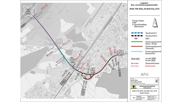 Baden-Baden droht 10 Wochen Dauerstau - Drei Kilometer lange Baustelle zwischen A5 und Cité ab 3. September - Jeweils ein Fahrstreifen stadteinwärts und stadtauswärts Baden-Baden droht 10 Wochen Dauerstau - Drei Kilometer lange Baustelle zwischen A5 und Cité ab 3. September - Jeweils ein Fahrstreifen stadteinwärts und stadtauswärts