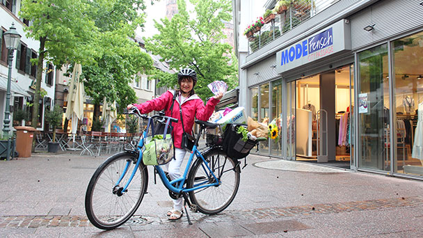 Einzelhändler in Bühl belohnen Radfahrer – „Stempel auf Bonuskarte“