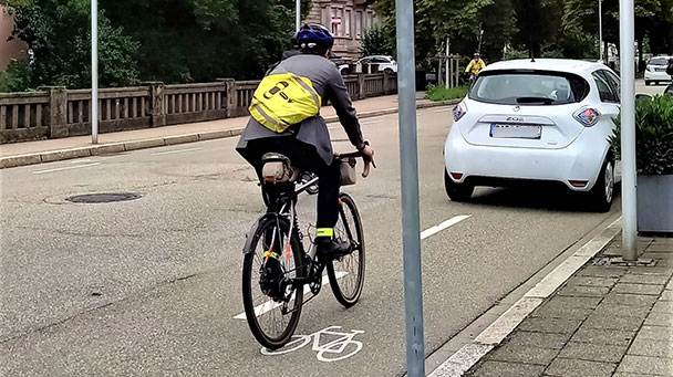 Forschungsprojekt in Baden-Baden – „Überholabstände zwischen Autos und Radfahrenden“