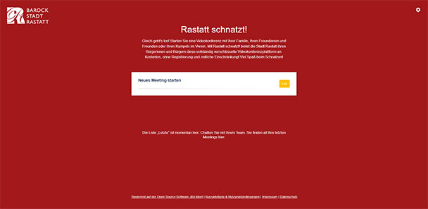 Stadt stellt Videokonferenzplattform „für alle“ zur Verfügung – „Rastatt schnatzt!“ 