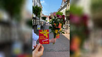 Rastatter Einzelhändler begrüßen Kunden mit 1.000 Rosen – „Schön, dass Sie wieder da sind“