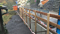 Eine Mauer für 130.000 Euro in Ebersteinburg