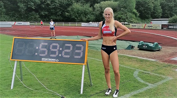 Baden-Badener Sprinterin Marleen Schmauder immer schneller – SCL-Heel-Trainer: „Sie ist unglaublich mutig gestartet“