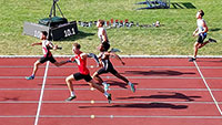 Leichtathletik-Sensation – SCL Heel Baden-Baden Heiko Gussmann aktuell schnellster europäischer 100 Meter Läufer – 10,34 Sekunden in Regensburg