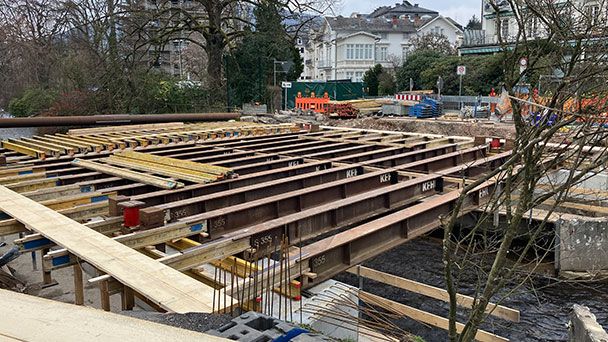 Sanierung der Schillerbrücke läuft nach Plan – Verkehrslösung via Lichtentaler Allee noch nicht entschieden Sanierung der Schillerbrücke läuft nach Plan – Verkehrslösung via Lichtentaler Allee noch nicht entschieden