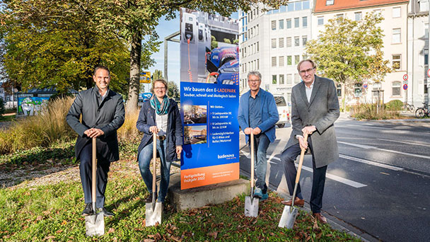 Eine Idee für die Stadtwerke Baden-Baden – Baustart für Freiburgs ersten Ultra-Schnellladepark