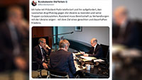 Telefongespräch von Bundeskanzler Olaf Scholz mit Russlands Präsident Wladimir Putin