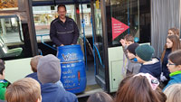 Schulung mit „Willi“ – Aktion „Sicherer Schulbus“